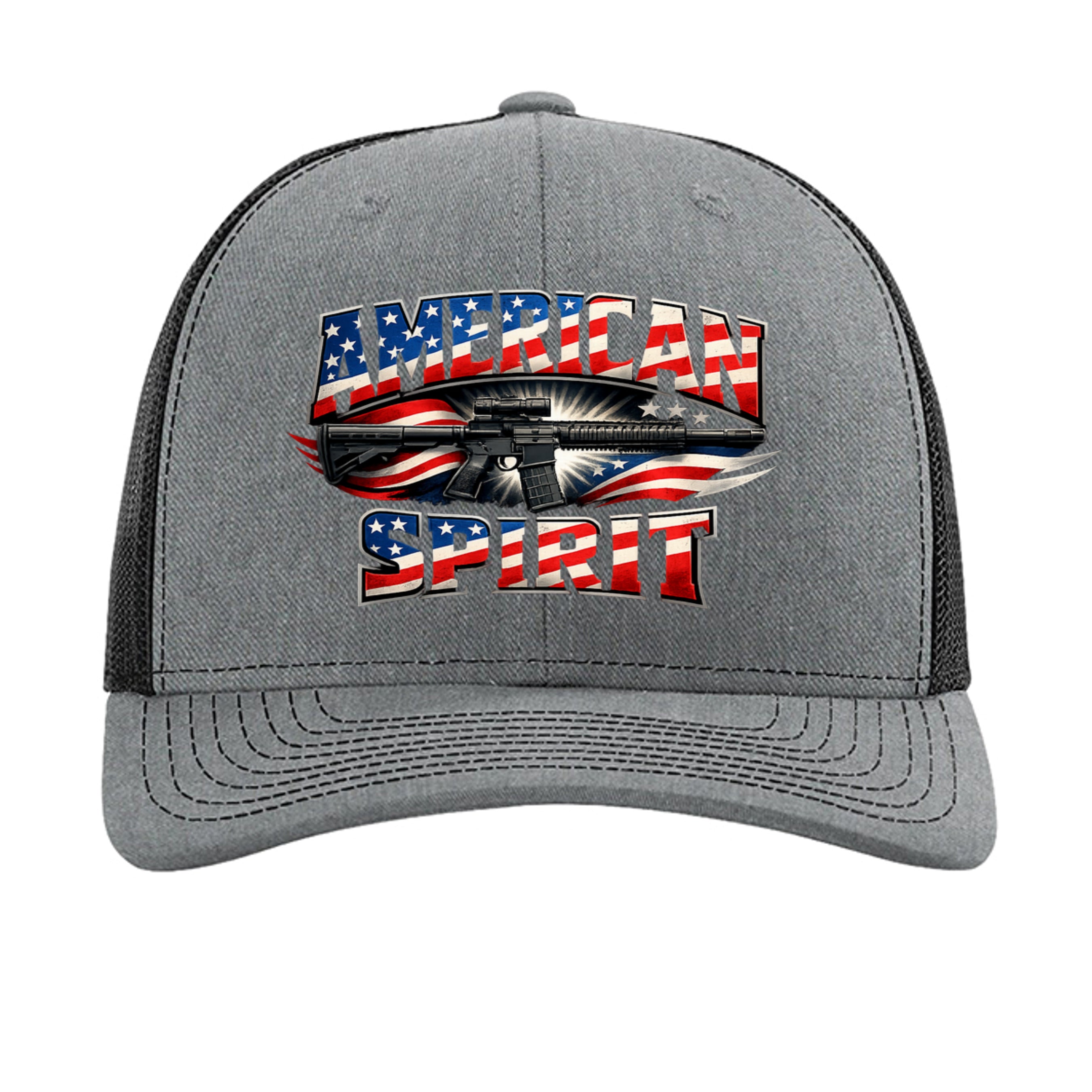Heather Grey/ Black - 112 - FRONT