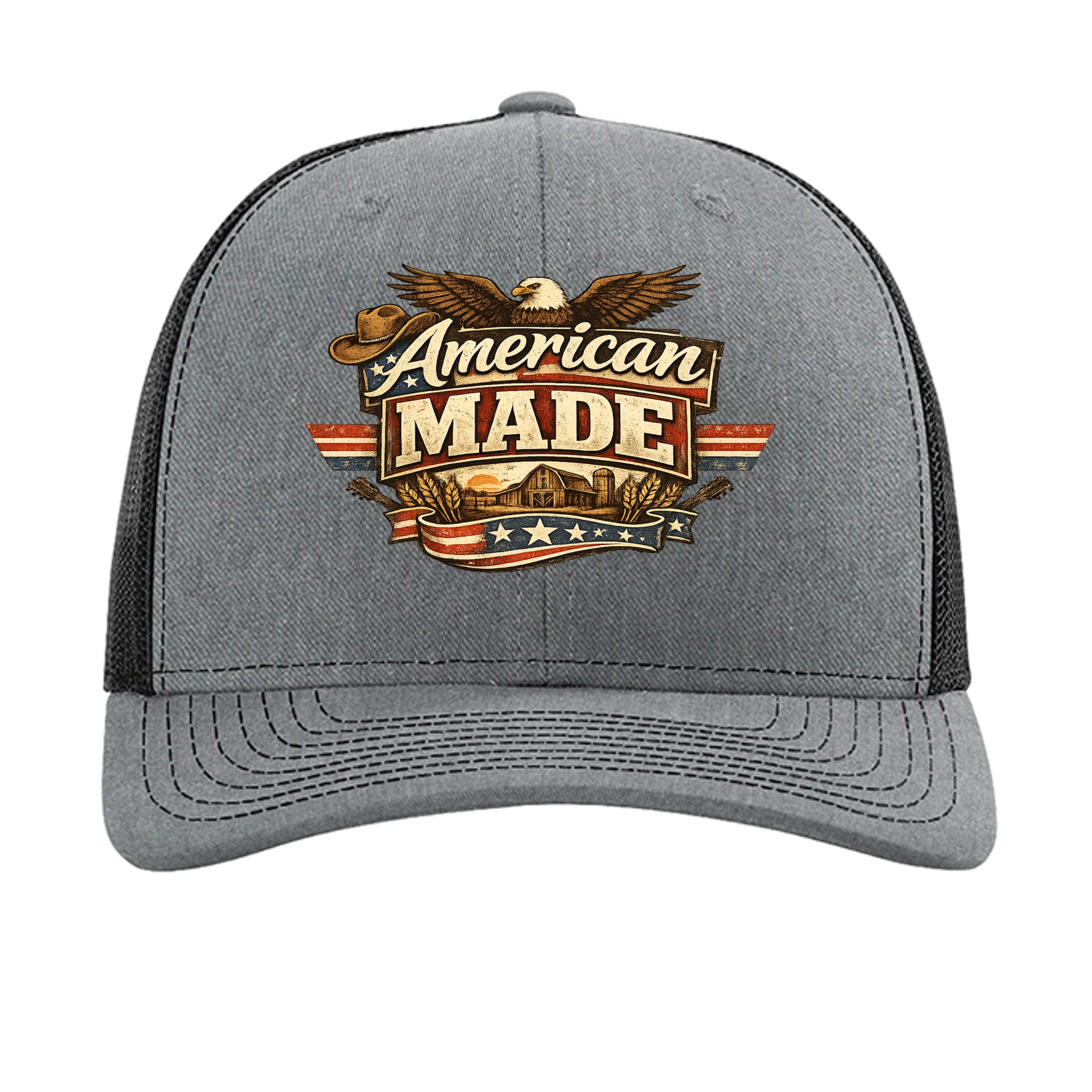Heather Grey/ Black - 112 - FRONT